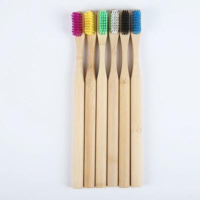 China Travel Disposable Eco Friendly Customized Natural Bamboo Toothbrush for sale