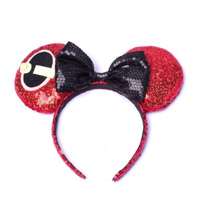 China Cute Daily Wear Girl Hair Band Sequin Bow Pattern Ear Fashion Style for sale