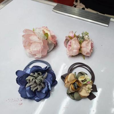 China Party Warmom Babies Fashion Cute Headband Hair Accessories Newborn Infant Children Princess Flowers Floral Hair Band Elastic Headwrap for sale