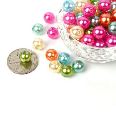 China Wholesale ABS Plastic Multi Colors Loose Bead Anniversary Round Beads For DIY Jewelry for sale