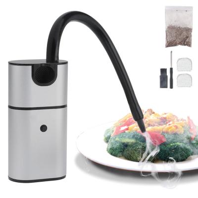 China Household Mini Kitchen Machine Whiskey Food Cooking Smoking Gun Generator Smoke Infuser for sale