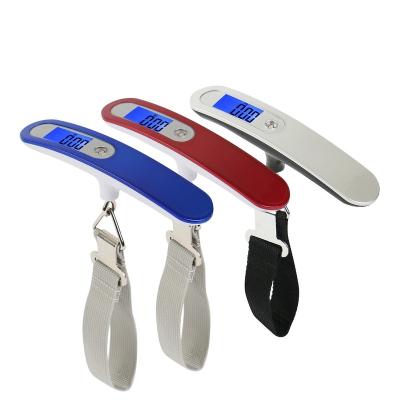 China New CE ABS Electronic Digital Luggage Scale 50kg Luggage Scale Handy LED Display Portable Travel for sale