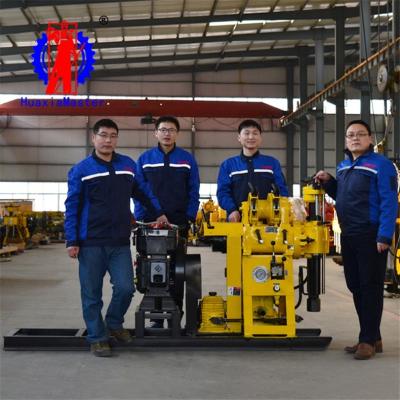 China Hot Selling Large Torque Transmission Small Digger Automatic Civil Hydraulic Water Well Drilling Rig Household 100 Meters for sale