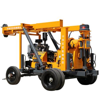 China Construction worksÂ   Wheel 500m Core Exploration Drilling Rig Rock Sample Drill Machine Water Well Drill Rigs for sale