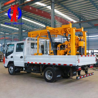 China Layout is reasonable supply high end vehicle mounted water well drilling rig/XYC-200multi full hydraulic geology core drilling rig for sale