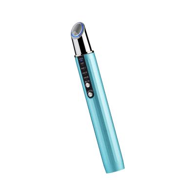 China Wrinkle Remover China Rechargeable Skin Care Device Mini Heated Eye Massager Sonic Vibration Pen for sale