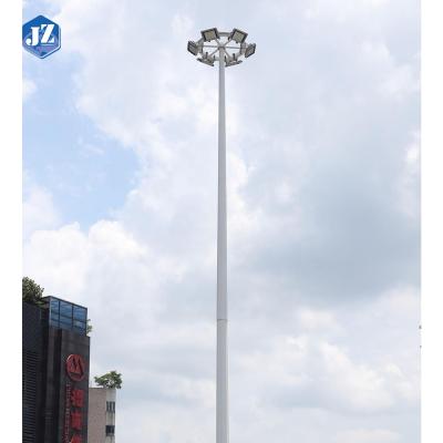 China Outdoor Plaza Outdoor Plaza 360 Degree Illumination Auto Lift System With 6x500W LED High Mast Light Makers for sale