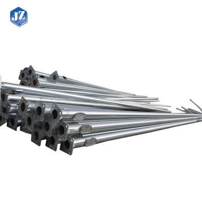 China Highway Single Arm Metal Galvanized Street Light Used Steel Pole 8M For Malaysia for sale