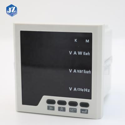 China Jiuzhao OEM 96*96mm Three Phase Multifunction Meter For Power Control System JZ-3D3 for sale