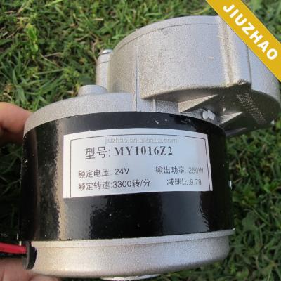 China New Waterproof Competitive Scooter 24v Brush DC Motor MY1016Z 250W for sale