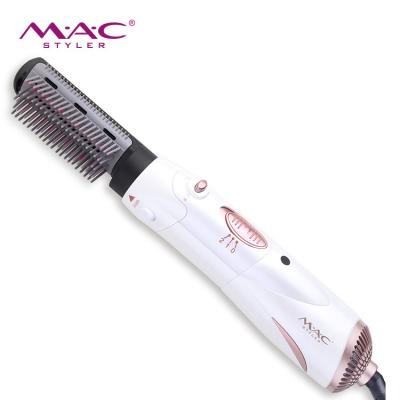 China New Design LCD Temperature Display Ceramic Hair Straightener Straightener Comb Fast Heating Electric Hair Brush for sale