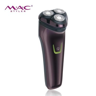 China Twin Blade Cordless Trimmer Wet/Dry Rotary Rechargeable Electric 3D Shaver For Men Rechargeable Electric Shaver for sale