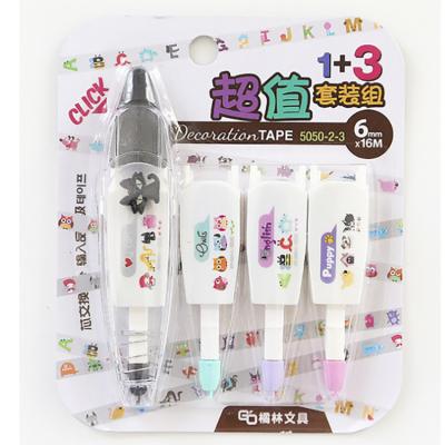 China Cute School Office Stationery Factory Direct Selling DIY Decoration Diary Decoration Correction Tape Refill Sets 6mm*4M for sale