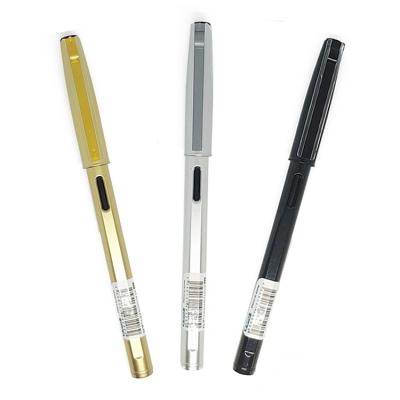 China Normal factory directly sell fine coating finance office school children writing 0.28mm gel ink pen metal spray barrel for sale