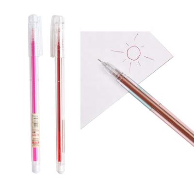 China Normal factory direct supply gel pen 0.38mm pipe tipe school kids students writing desk 12 colors for sale