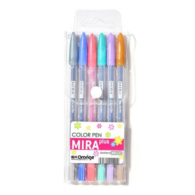 China Multicolor RTS Kids Ultra Drawing Art Marker 12 Colors Water Base Line Pen With Acrylic Nib Fine Liner Marker Pen Set for sale