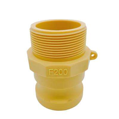 China The water ; Air; High Quality Fit Plastic Coupling Male Male Type F Camlock Gas Hose Quick Connector Nylon Adapter X Coupling for sale