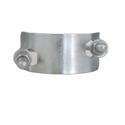 China Hose Presser Plate Zinc Steel Tiger Hose Clamp Spiral Clamp for sale