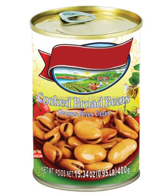 China Factory direct sales big canned cheap 397g canned broad beans for sale