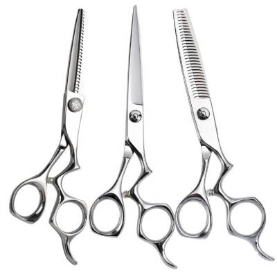 China 440C Professional Hairdressing Scissors Hair Stylist Barber Scissors Japanese Hair Thinning Scissors 440C Set Pet Hair Scissors 7 Inch 6.5