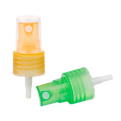 China Spill Non Head Press PP Spray 18mm Plastic Green Mist Spray Bottle 20mm Mini Spray Head for sale