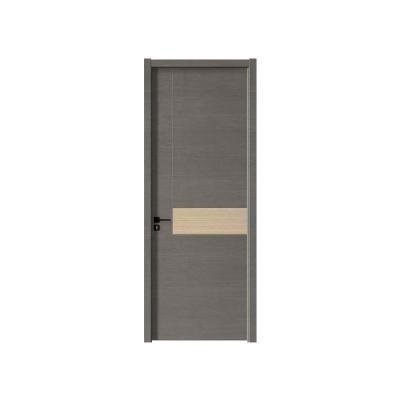 China Interior Minimalist WPC Wood Door With Classic Mahogany Wood Interior Entry Door Doors With Frames Wood for sale