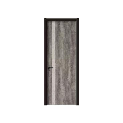 China Sound Insulation WPC Interior Wood Door With Classic Mahogany Wood Interior Entry Door Doors With Frames Wood for sale