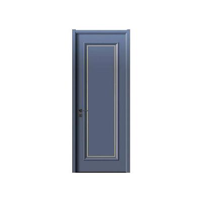 China Decoration Factory PVC Doors Simple Design High Quality Wooden Door With Modern Classic Style Solid Wood Doors for sale