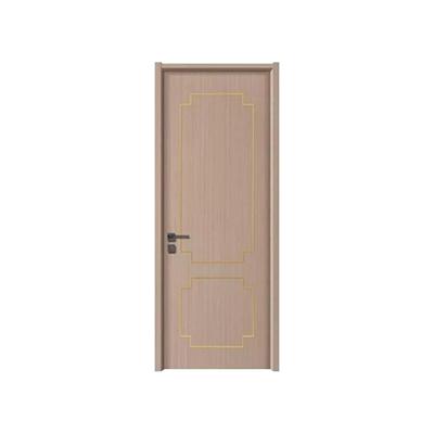 China Decoration Factory PVC Doors Simple Design High Quality Wooden Door With Modern Classic Style Solid Wood Doors for sale