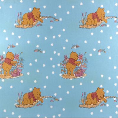 China Transitional flower style cartoon wallpaper small wallpaper blue comics for children's room QZ-16 for sale