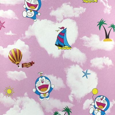 China Transitional flower style cartoon wallpaper small wallpaper blue comics for kids room QZ-17 for sale