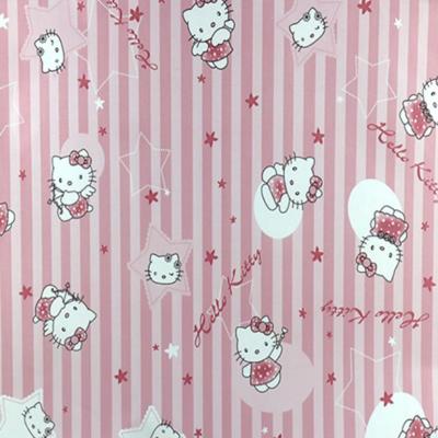 China Small Blue Transitional Flower Style Cartoon Wallpaper Cartoons Wallpaper For Kids Room QZ-18 for sale