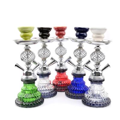 China Amazon Arabic Acrylic Fizzy Glass Hot Sale Double Hose Shisha Hookah Shisha Small Hubbly Customization Set Hookah Accessories Smoking Hookah for sale