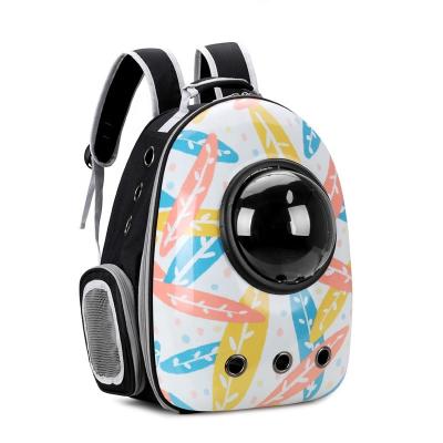 China Cat Kitten Dog Backpack Astronaut Capsule Pet Carrier Window Stocked Backpack for sale