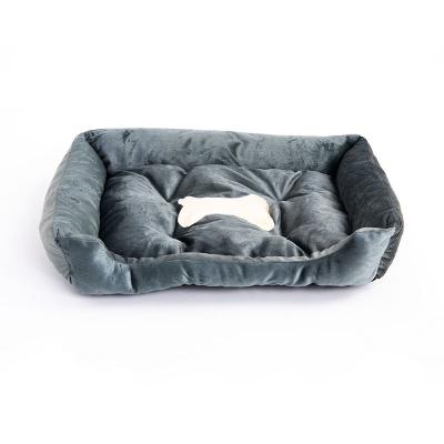 China Premium Quality Handmade Pet Beds Raised Pet Waterproof Cat Dog Bed Cushion for sale