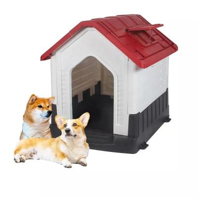 China Factory Directly Selling Sustainable Large Outdoor Waterproof Plastic Kennel For Pet for sale