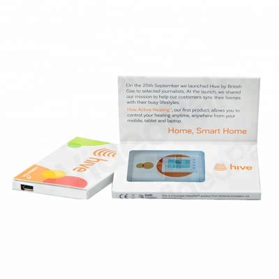 China Europe business card with lcd screen for sale