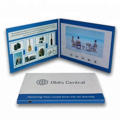 China Handmade Video Europe Greeting Card And TFT LCD Screen Video In Print - TV In One Card for sale