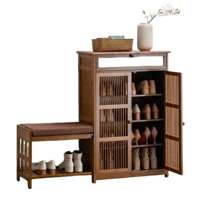 China Latest Design Italian Modern Style Convertible Shoe Cabinet Large 3 Shelves Shoe Cabinet New for sale