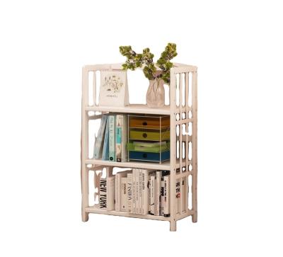 China Portable Foldable Bamboo Shelf Simple Design Environmentally Friendly Bamboo Shelf for sale