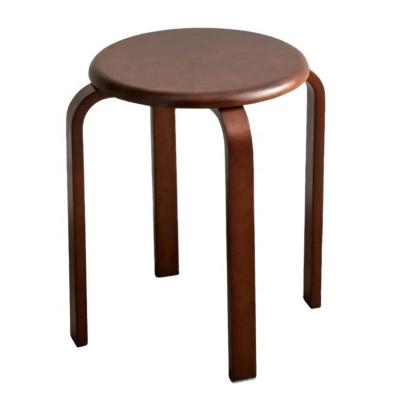 China Chinese wooden round storage wind living room small stool, contracted environmental protection style for sale