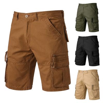 China 2021 Custom Anti-wrinkle OEM Factory Price Men Pattern Style With Single Buttons Mens Short Casual Cargo Shorts for sale