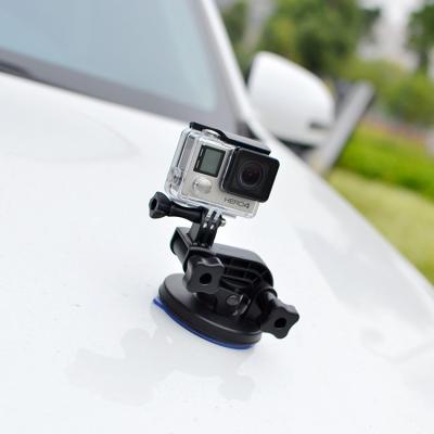 China Photographic Studio Action Camera Suction Cup Mount Motion Camcorder Car Windshield Hood for sale