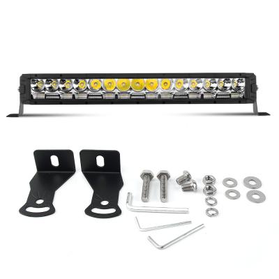 China Four 4x4 Modes 6000K White Off-Road Lightweight Single Combo Beam DRL Led Light Bar , 52 40 32 20 12 8 Inch Car Truck Light Bar for sale