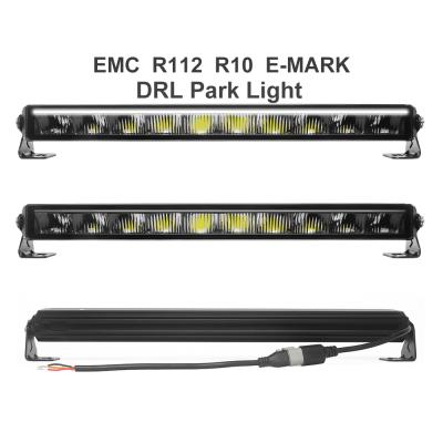 China E-mark EEC R112 LED Bar Light With DRL Position Light , 4WD Single Row 22