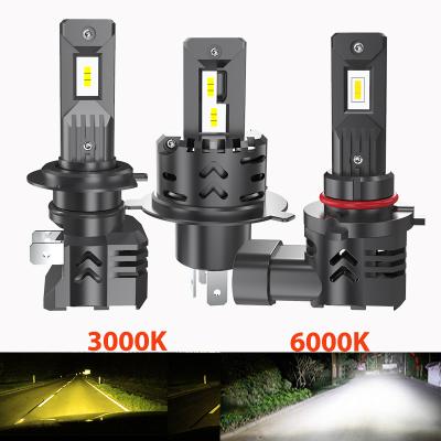 China Wholesale Auto Kits Led Headlight Optional 3000K 6000K LED H4 H1 9005 9006 H3 H11 H7 Radio Led Headlight Bulb Q2 for sale