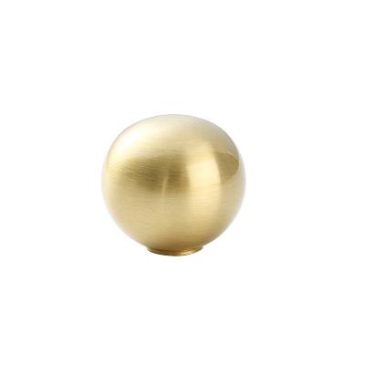 China Wonderful Modern Minimalist Brass Dresser Knob Drawer Handle Kitchen Furniture Cabinet Door Handle for sale