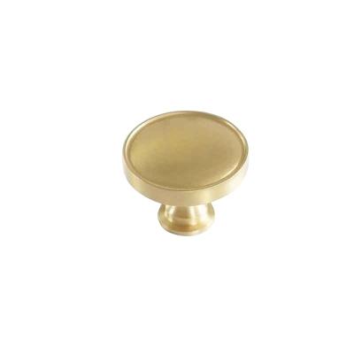 China Wonderful Brass Kitchen Cabinets Knob Luxury Brass Furniture Hardware Door Handles for sale