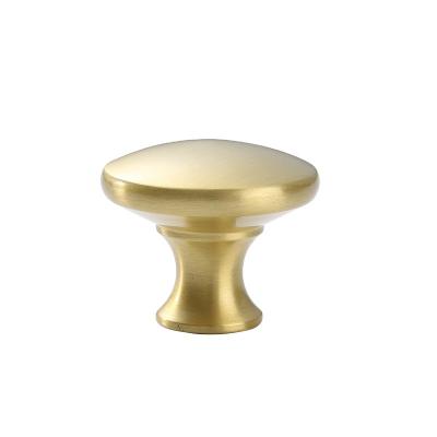 China Wonderful Solid Brass Handle Single Style Buffet Drawer Wardrobe Knob Handle for sale