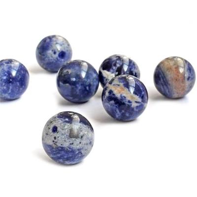 China Europe Wholesale natural carved gemstones spheres blue sodalite ball crystals healing stones for sale for sale